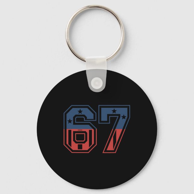 Nummer 67 Usa  Nyckelring (Framsida)