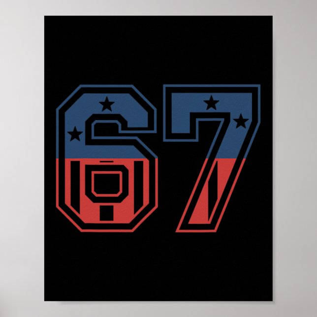 Nummer 67 Usa  Poster (Framsidan)