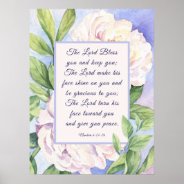 Nummer 6 24-26 Herren Bless You Flowers Poster
