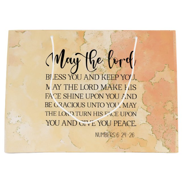 Nummer 6:24-26 Herren Bless You och Behålla You (Framsidan)