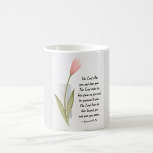 Nummer 6:24-26 Herren Bless You och Behålla You Kaffemugg