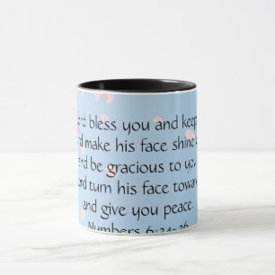 Nummer 6:24-26 Herren Bless You och Behålla You Mugg