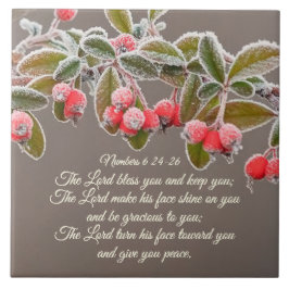 Nummer 6 24-26 Herren välsignar dig och behållan d Kakelplatta