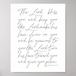 Nummer 6:24-26 Skript Poster