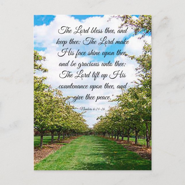 Nummer 6:24-26 vykort (Framsida)