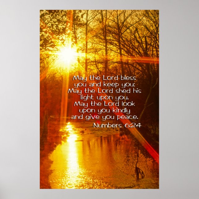 NUMMER 6:24 FÅR DEN LORDSLÖS DU POSTER (Framsidan)