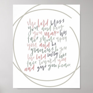 Nummer 6:24 - Lord Bless You - Poster