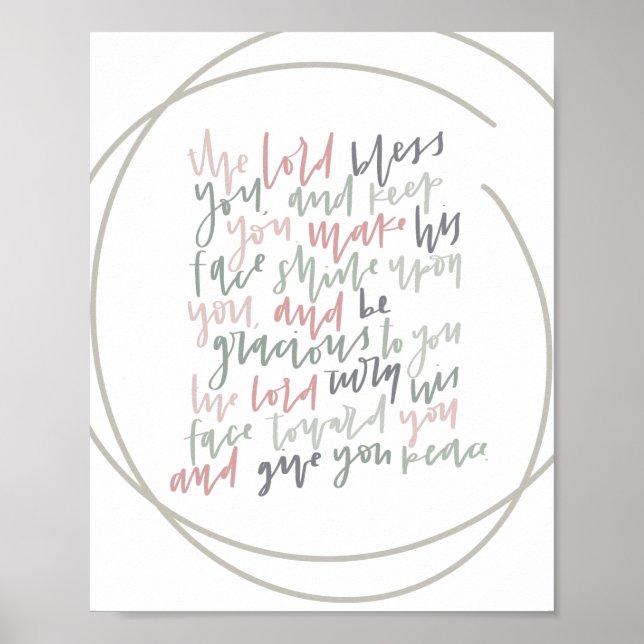 Nummer 6:24 - Lord Bless You - Poster (Framsidan)