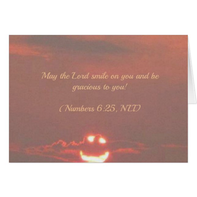 Nummer 6:25 Välja/uppmuntra hemligt telefonkort Hälsningskort (Framsidan Horizontal)