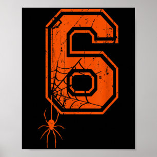Nummer 6 67 Meme Halloween Sder Kostym Matchande G Poster