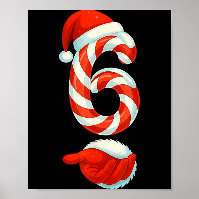 Nummer 6 7 Meme 67 Par Pyjamas Jul Matchande Poster (Framsidan)