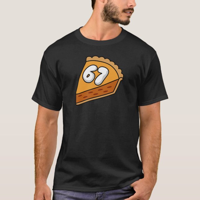Nummer 6 7 Thanksgiving Pumpkin Paj T Shirt (Framsida)