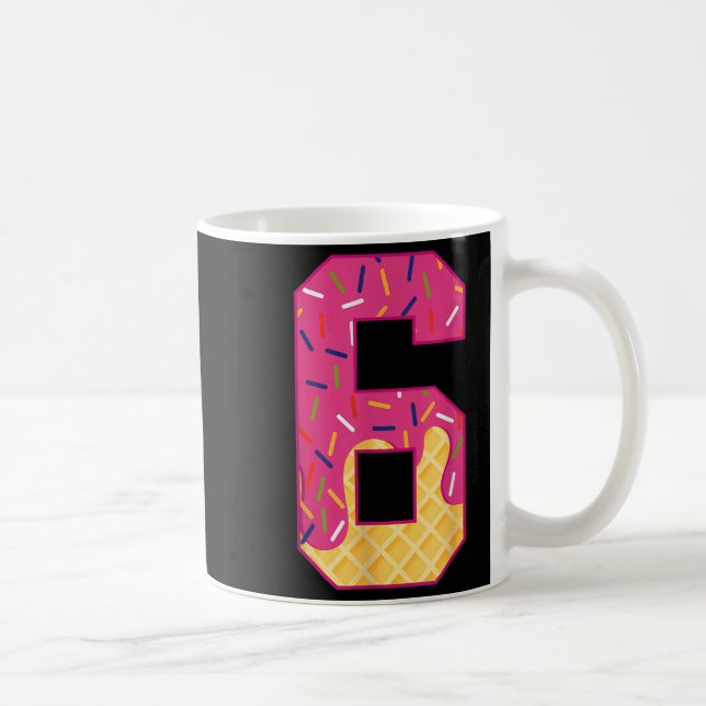 Nummer 6 Glassdråpe 67 Meme Par Halloween C Kaffemugg (Höger)
