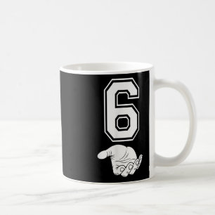 Nummer 6 Matchande 67 Meme Halloween Kostym Män Kv Kaffemugg