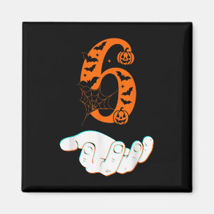 Nummer 6 Matchande 67 Meme Halloween Kostym Män Kv Magnet