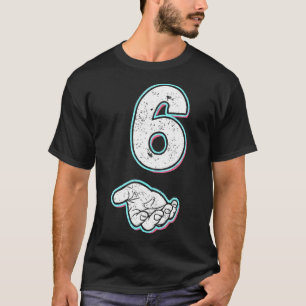Nummer 6 Matchande 67 Meme Halloween-kostym Män Kv T Shirt