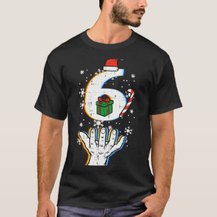 Nummer 6 Matchande 67 Meme Jul 6 7 Xmas Män W T Shirt