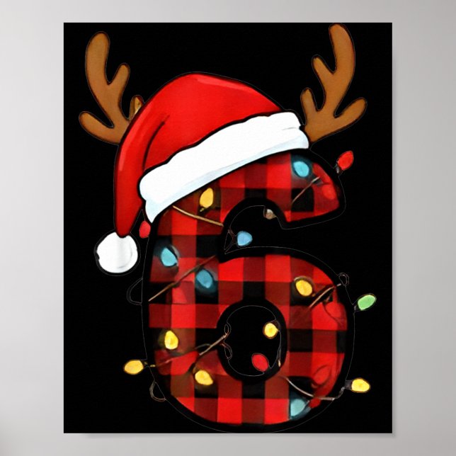 Nummer 6 Matchande 67 Meme Jul Kostym Män Kvinnor Poster (Framsidan)