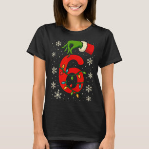 Nummer 6 Matchande Sex Sju Meme Jul Pojkar Yo T Shirt