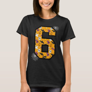 Nummer 6 Roligt Meme Saying 6 7 Sex Sju Halloween T Shirt