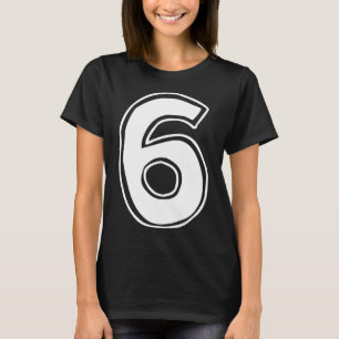 Nummer 6 Sex Sju 6 7 Meme 67 Roligt 6-års Födelsed T Shirt