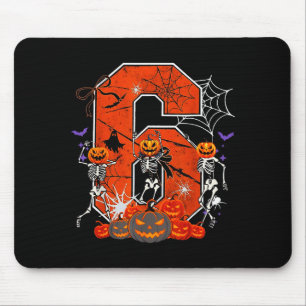 Nummer 6 Sex Sju Meme 6 7 Halloween Dansande Skele Musmatta