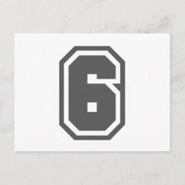 Nummer 6 vykort