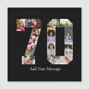 Nummer 70 Foto Collage