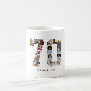 Nummer 70 Fotokollage Kaffemugg