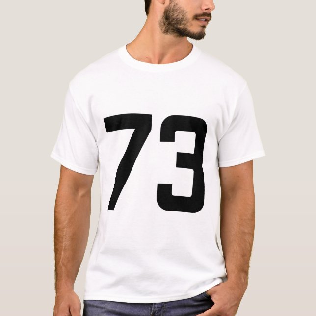 NUMMER 73 T SHIRT (Framsida)