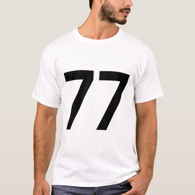 NUMMER 77 T SHIRT (Framsida)