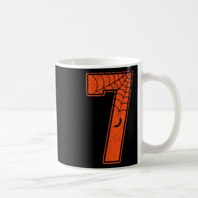 Nummer 7 67 Meme Kostym Matchande Grupp Halloween  Kaffemugg (Höger)