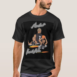 Nummer 7: Born till Win - Basketbollskonstapel - d T Shirt
