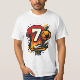 Nummer 7 Football Tee - Bold Jersey Vibes Shirt