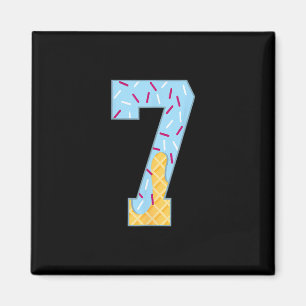 Nummer 7 Glass Dropp 67 Meme Par Halloween C Magnet