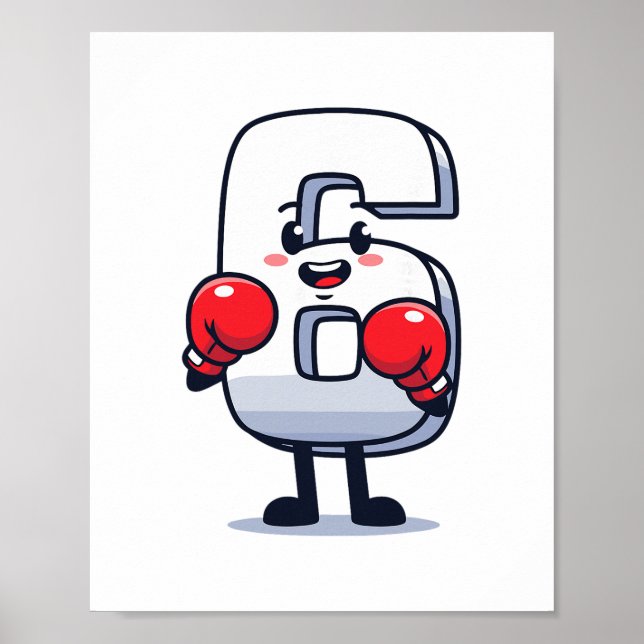 Nummer 7 Matchande 67 Meme Boxning Män Kvinnor Bar Poster (Framsidan)