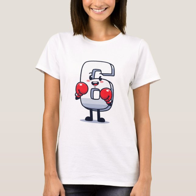 Nummer 7 Matchande 67 Meme Boxning Män Kvinnor Bar T Shirt (Framsida)