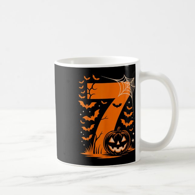 Nummer 7 Matchande 67 Meme Halloween-kostym Män Kv Kaffemugg (Höger)