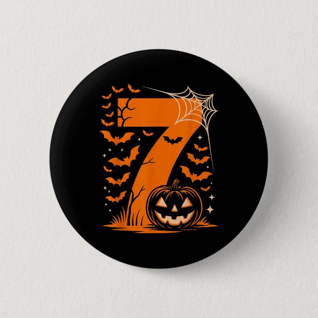 Nummer 7 Matchande 67 Meme Halloween Kostym Män Kv Knapp (Framsida)