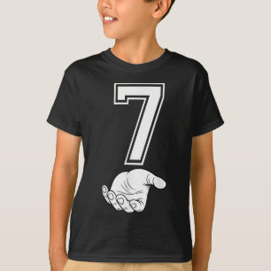 Nummer 7 Matchande 67 Meme Halloween Kostym Män Kv T Shirt