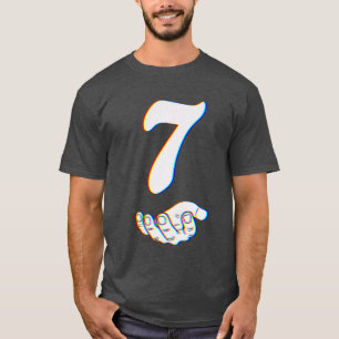 Nummer 7 Matchande 67 Meme Halloween-kostym Män Kv T Shirt