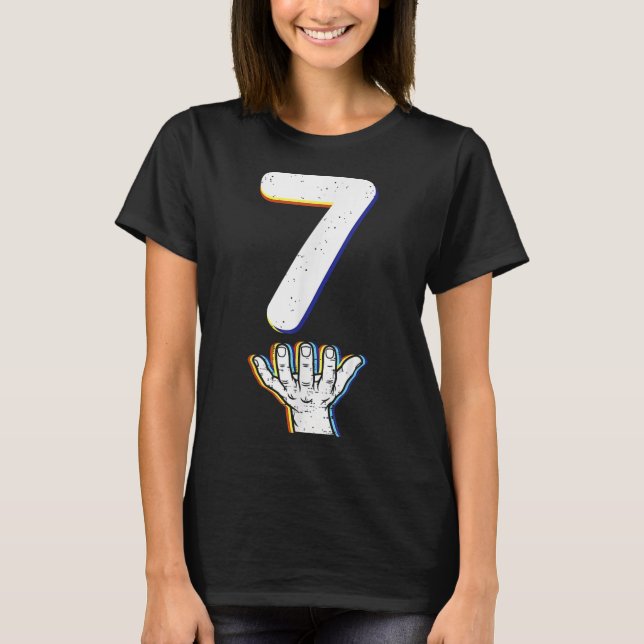 Nummer 7 Matchande 67 Meme Halloween Kostym Män Kv T Shirt (Framsida)