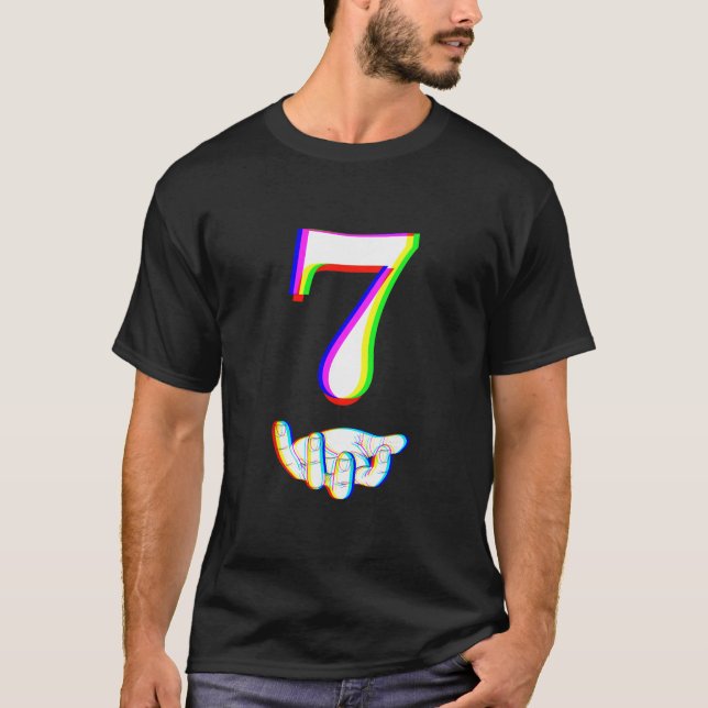 Nummer 7 Matchande 67 Meme Halloween Kostym Män Kv T Shirt (Framsida)