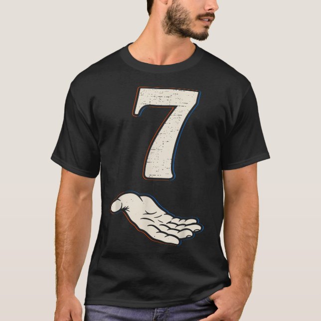 Nummer 7 Matchande 67 Meme Halloween-kostym Män Kv T Shirt (Framsida)