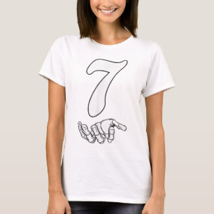 Nummer 7 Matchande 67 Meme Halloween-kostym Män Kv T Shirt