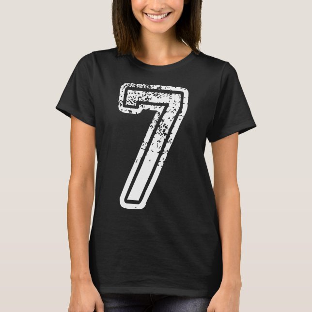 Nummer 7 Matchande 67 Meme Halloween Kostym Män Kv T Shirt (Framsida)