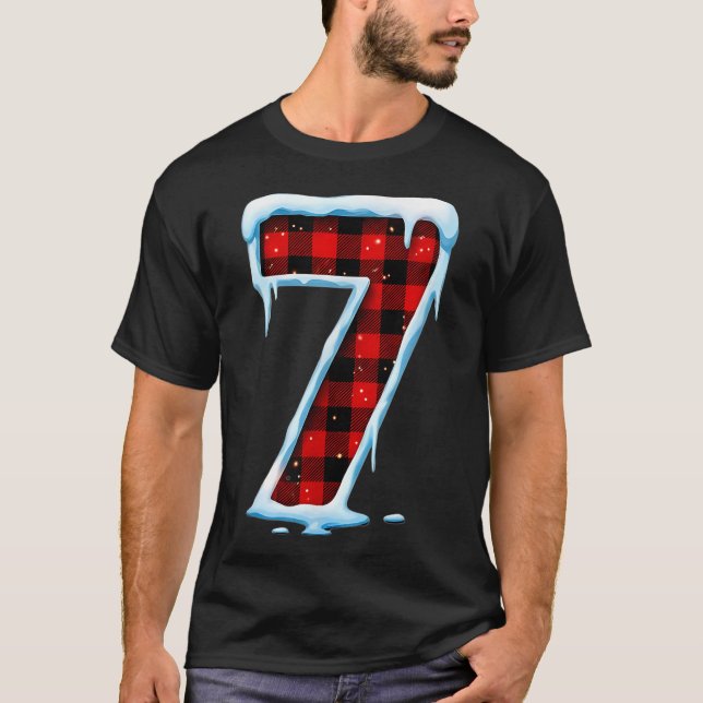 Nummer 7 Matchande 67 Meme Jul Kostym Män Kvinnor T Shirt (Framsida)