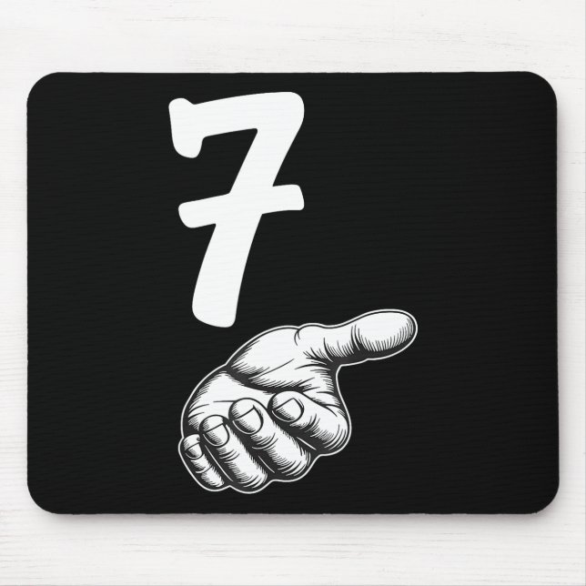 Nummer 7 Matchande Duo 67 Meme Gen Alpha Slang Hal Musmatta (Framsidan)