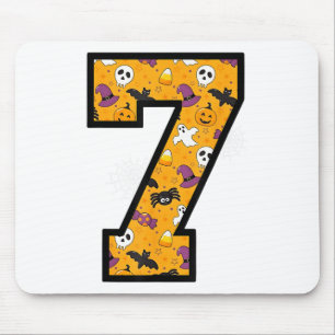 Nummer 7 Roligt Meme-uttryck 6 7 Sex Sju Halloween Musmatta