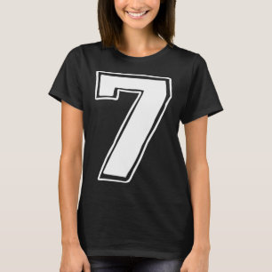 Nummer 7 Sex Sju 6 7 Meme 67 Rolig 7-års födelseda T Shirt